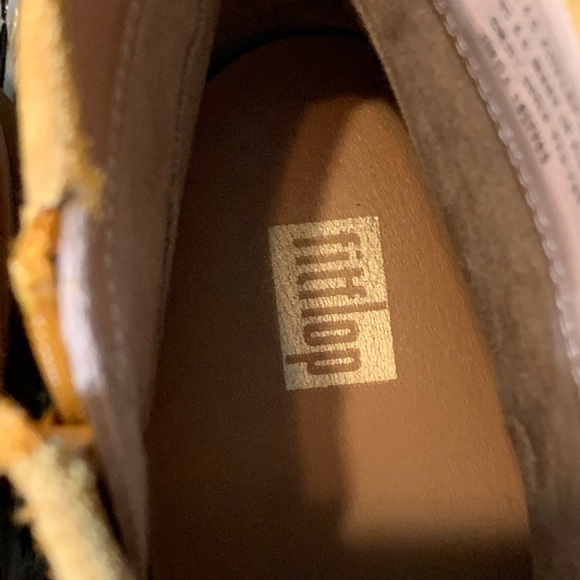 Fitflop Mustard Suede Footwear - Picture 2 of 8